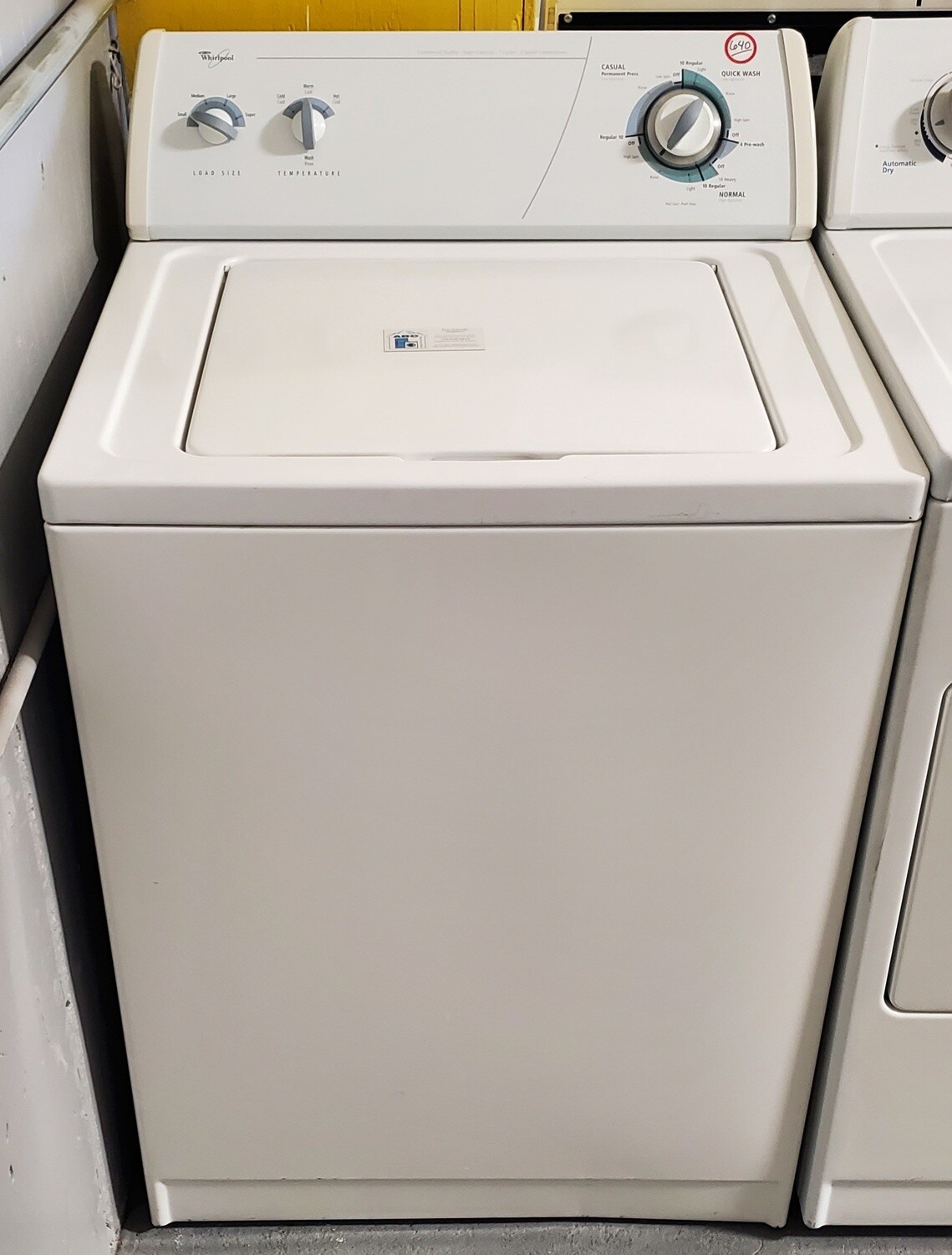 Whirlpool Heavy Duty Washer Direct Drive Top Load