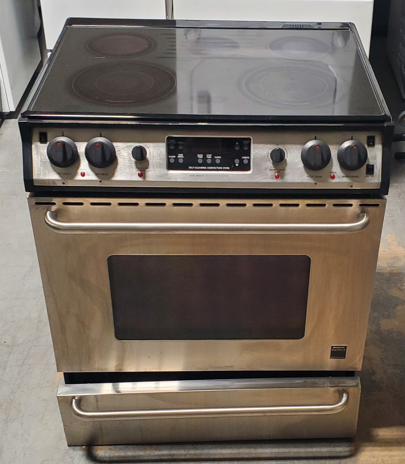 Frigidaire Slide-In Convection Stove Range Cooktop Oven in Stainless Steel