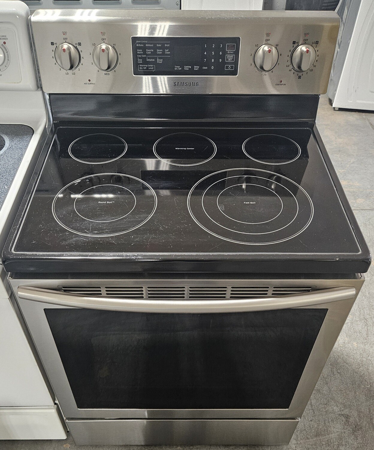 Samsung Smooth Top Electric Powered Convection Range Stove Oven