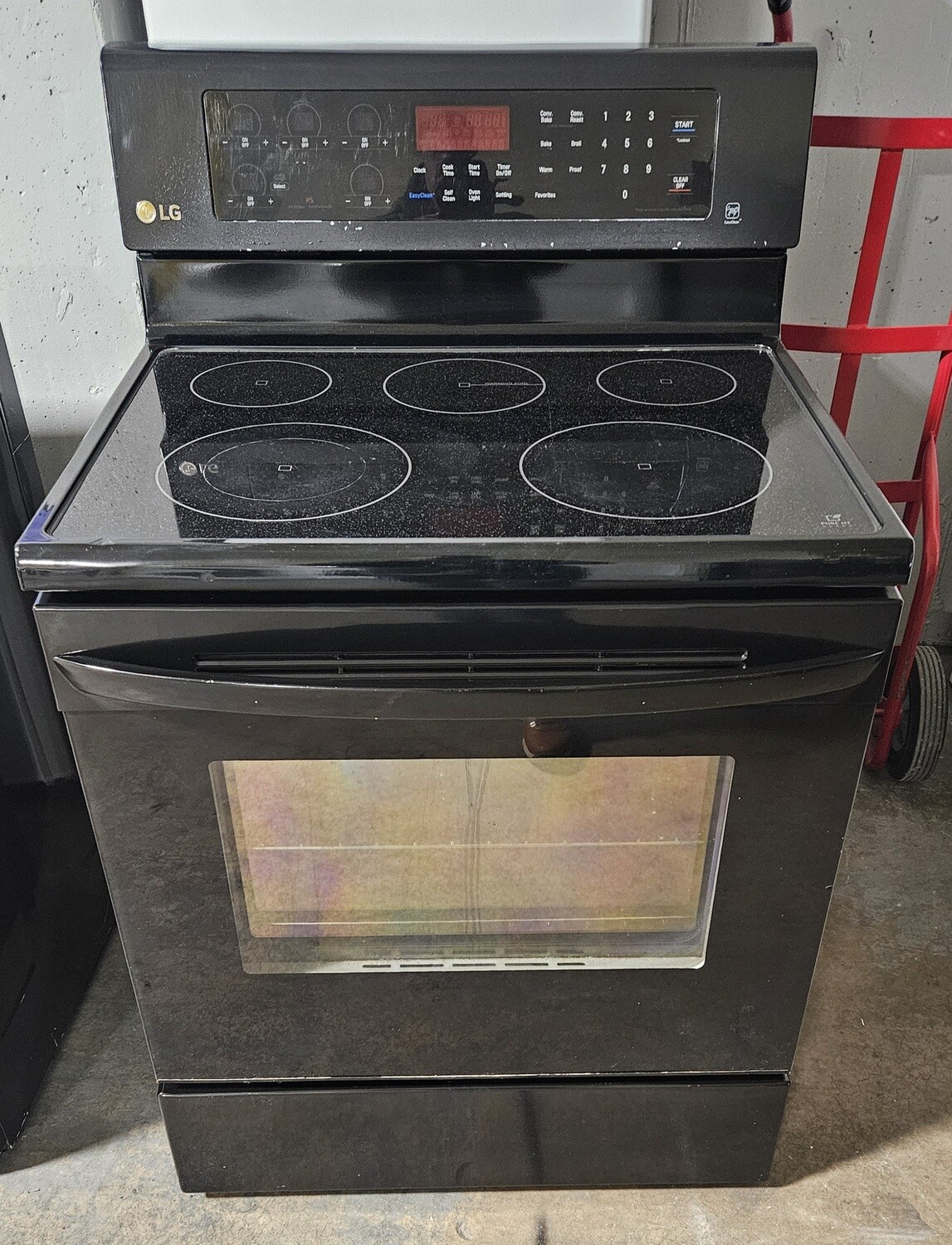 LG Smooth Top Electric Powered Convection Range Stove Oven
