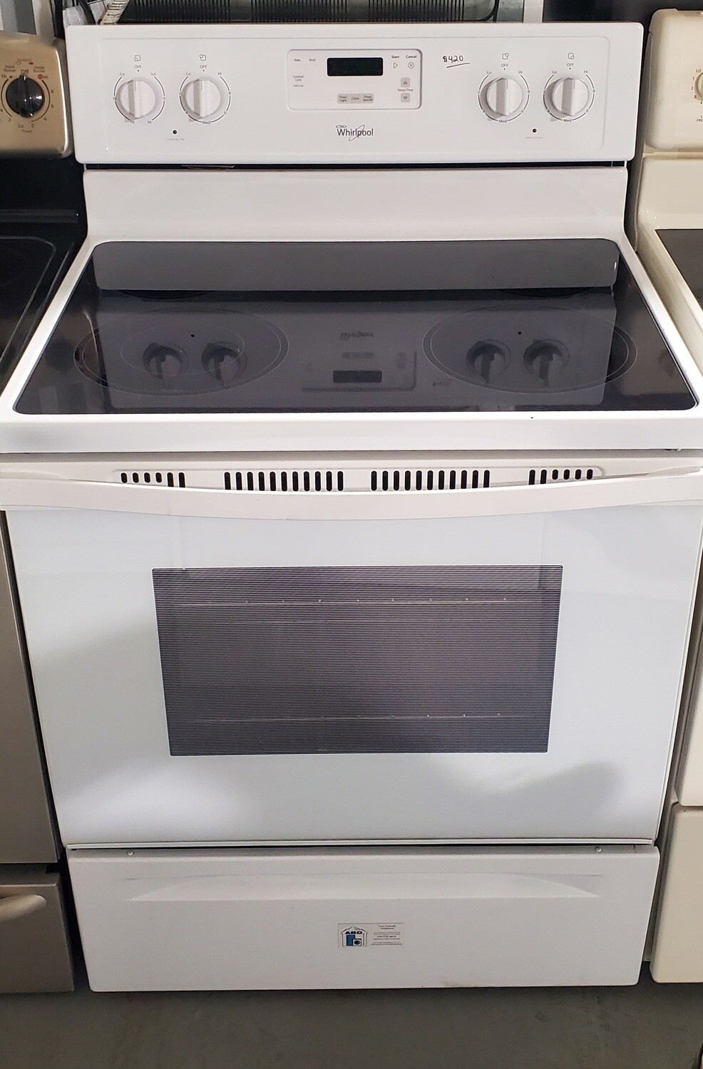 30in. Whirlpool Smoothtop Range Stove Oven Electric 4 Burner Model - Install Included!
