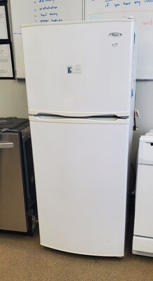 Compact Size 10cu.ft. Whirlpool Top Freezer Refrigerator in White