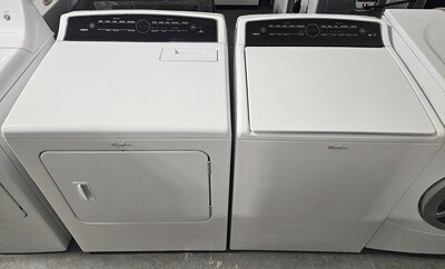 Matching Whirlpool Large Capacity Electric Washer Dryer