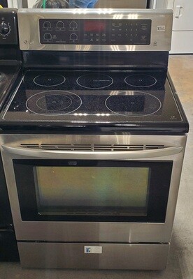 30in LG Convection Range Oven Stove in Stainless Steel Smoothtop