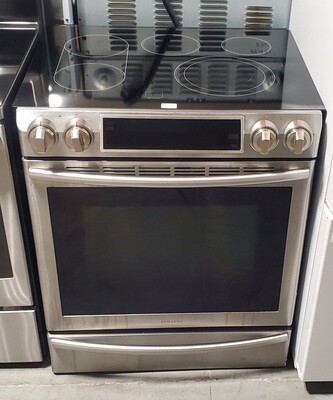 30in. Samsung Slide-in Stainless steel 5 Element Range Stove Convection Oven