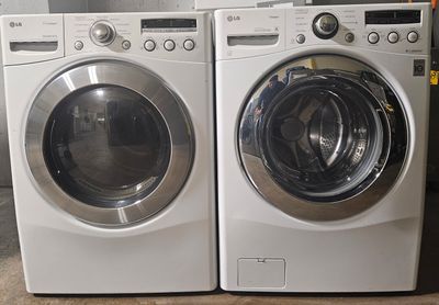 Matching LG Large Capacity Electric Washer Dryer