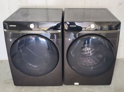 27in. Samsung Front Load Large Capacity Washer &amp; Matching Electric Dryer