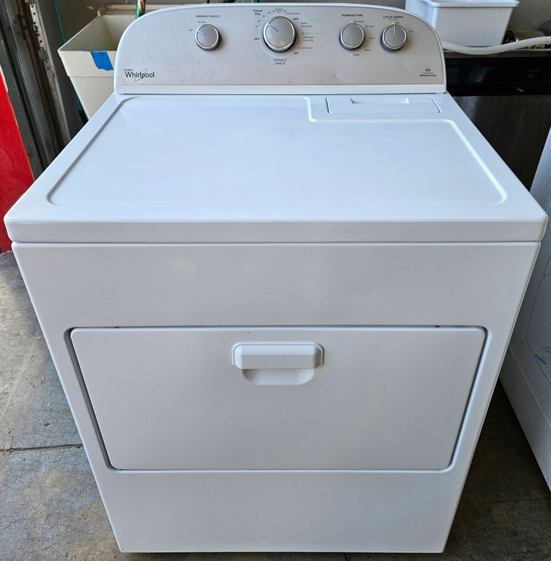 Whirlpool Heavy Duty 7.5 Large Capacity Electric Dryer- 1 Year Warranty- Free Delivery &amp; Installation