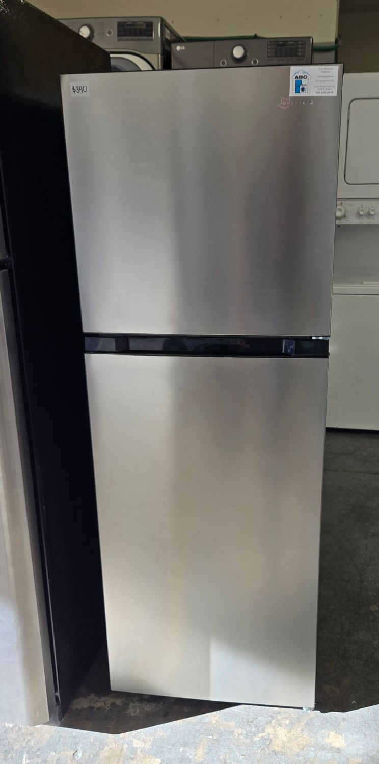 Seasons 10 Cu. Ft. Top Freezer Refrigerator, Stainless Steel Finish