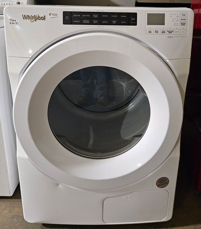 VENTLESS MODEL 7.4 cu.ft Whirlpool Front Load Heat Pump Dryer with Intuitive Touch Controls, Advanced Moisture Sensing