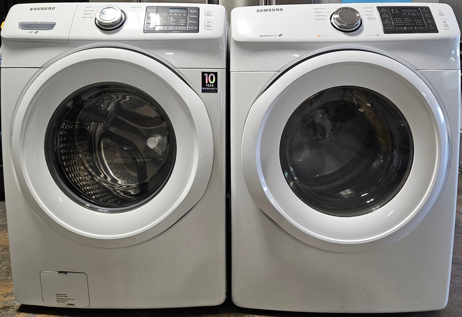 Samsung Front Load Washer 4.2 cu.ft. &amp; Large Capacity Electric Dryer 7.5 cu.ft.