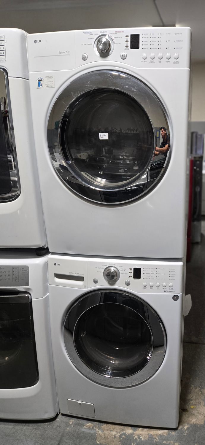 LG Front Load Washer 4.0cu.ft. &amp; Large Capacity Electric Dryer 7.3cu.ft.
