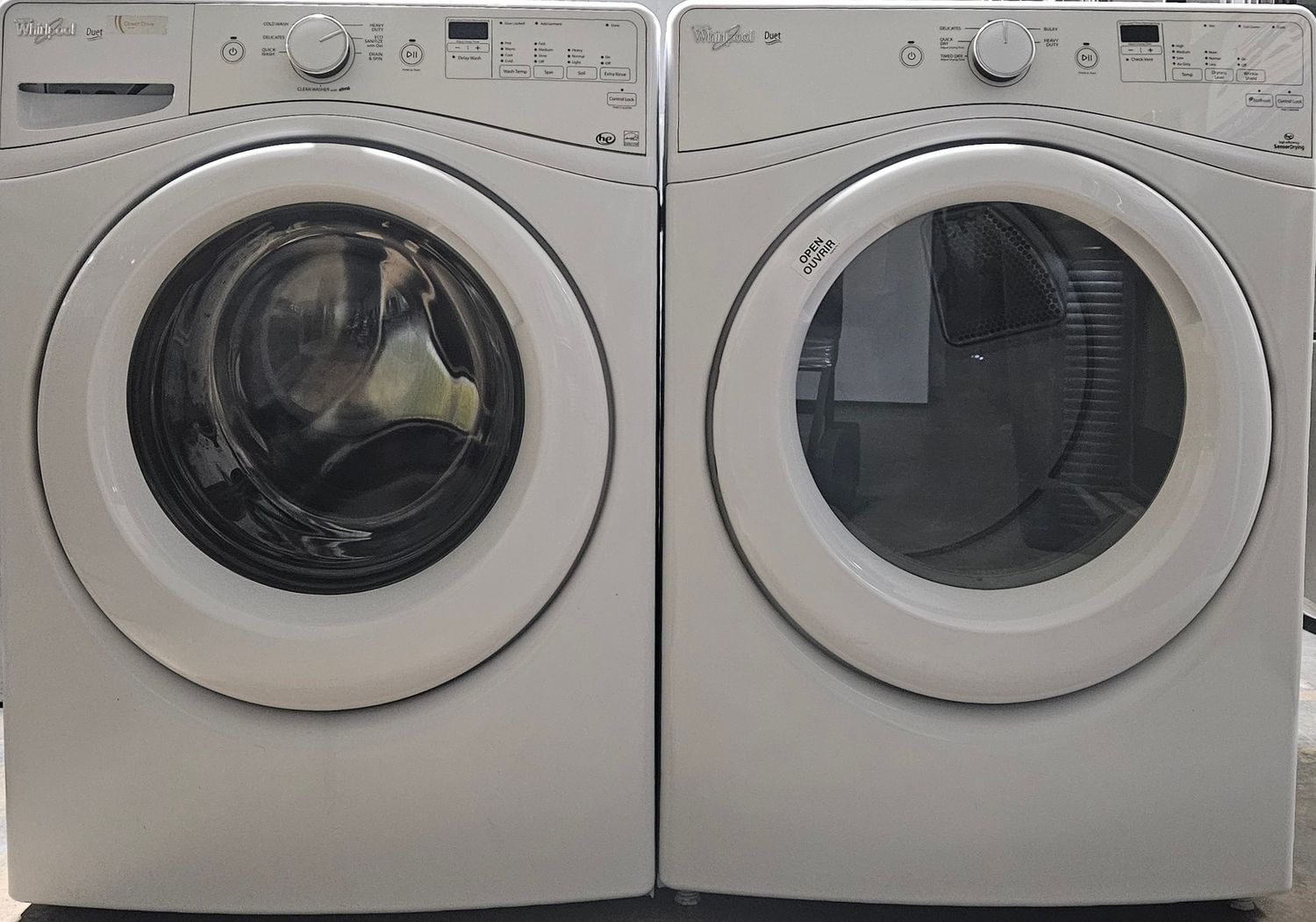 Whirlpool Front Load Washer 4.2 cu.ft. &amp; Large Capacity Electric Dryer 7.4 cu.ft.