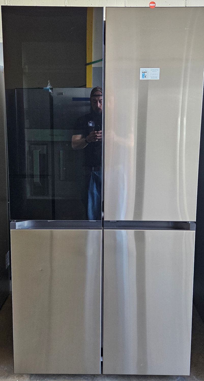 NEW! 29 cu.ft. Samsung Bespoke 4-Door Flex Stainless Steel Refrigerator