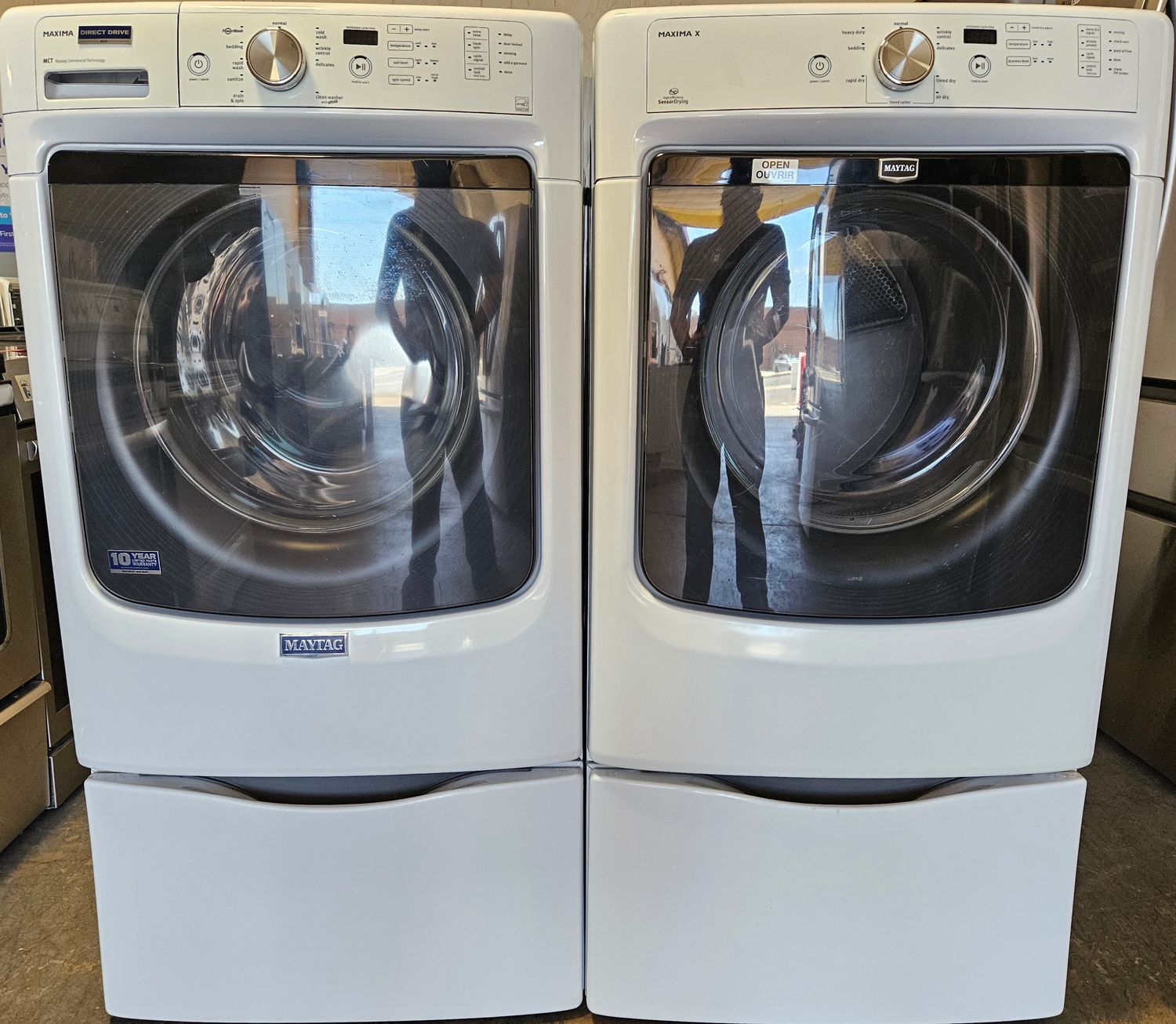 Maytag Front Load Washer 4.2 cu.ft. &amp; Large Capacity Electric Dryer 7.0 cu.ft.