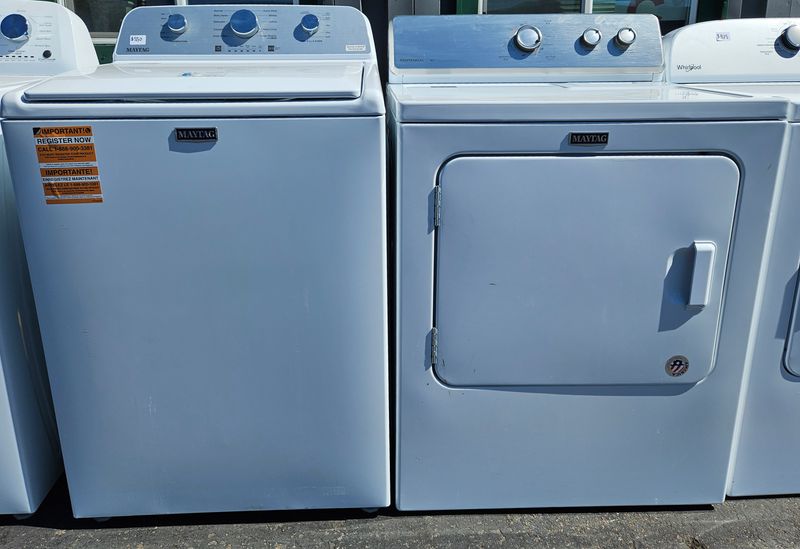 New Maytag Washer 4.5 cu.ft. &amp; Used Large Capacity Electric Dryer 7 cu.ft.