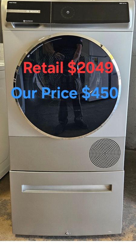 NEW! 24&quot; Bosch Heat Pump Ventless Electric Dryer 4.0 cu.ft.