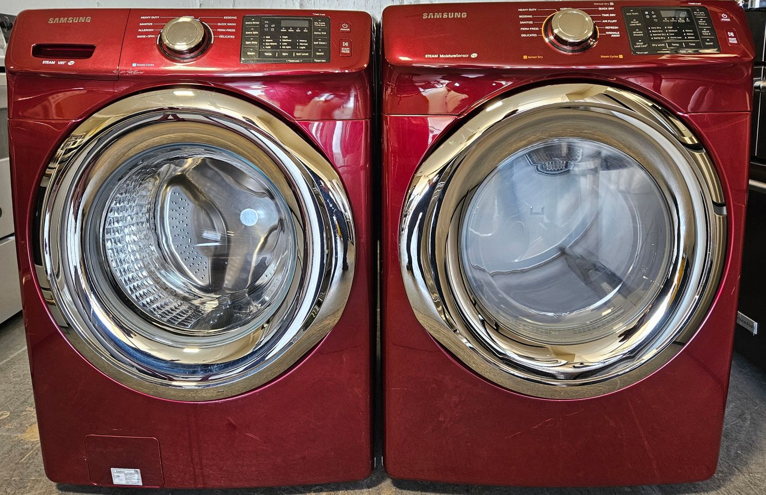 Samsung Front Load Washer 4.2 cu.ft. &amp; Large Capacity Electric Dryer 7.5 cu.ft.