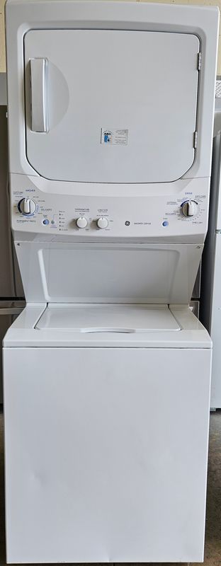 27&quot; GE Gas Stackable Washer Dryer Tower