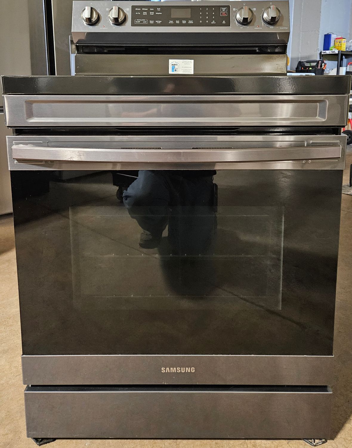 30in Samsung Electric 5 Burner Range Stove Oven