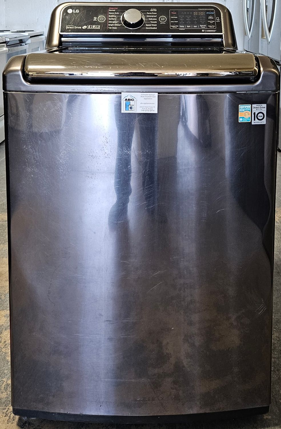 LG Top Load Washer (5.2cu.ft.)