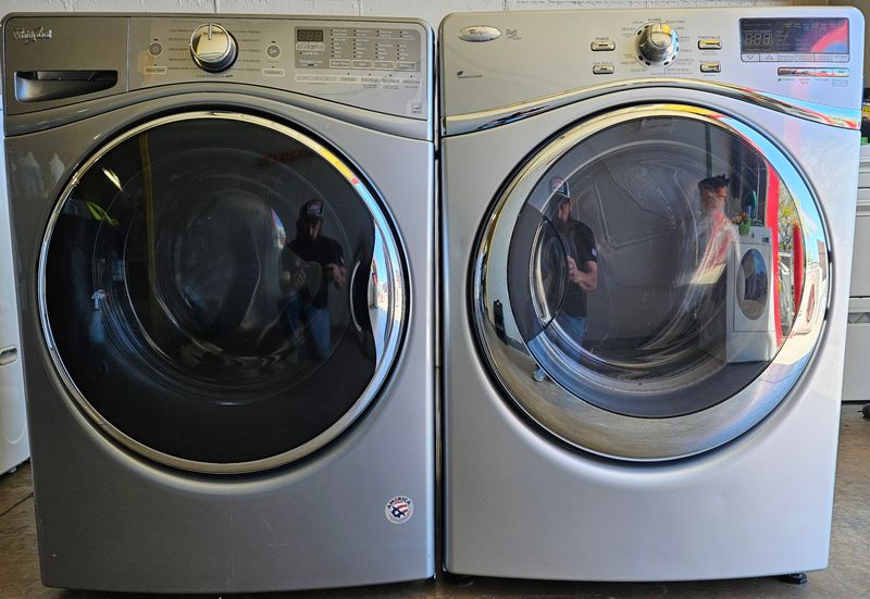 Whirlpool Front Load Washer (4.5cu.ft.) &amp; Large Capacity Electric Dryer (7.3cu.ft.)