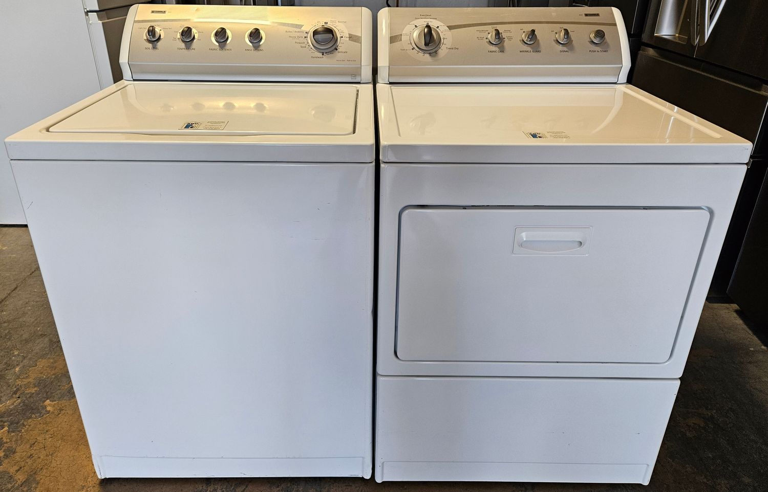 Kenmore Top Load Washer (3.5cu.ft.) &amp; Heavy Duty Large Capacity Electric Dryer (7.0cu.ft.)