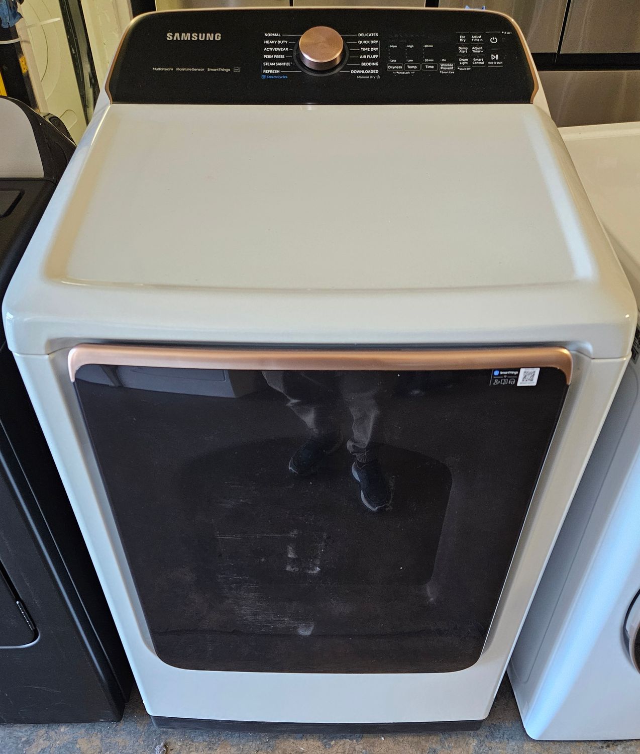 NEW! Samsung 7.4 cu. ft. Smart Electric Dryer with Steam Sanitize