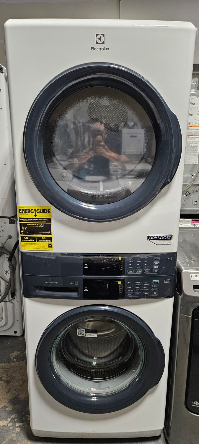 NEW! Electrolux 27&quot; Series Laundry Tower Single Unit 4.4 CuFt Washer &amp; 8 CuFt Electric Dryer