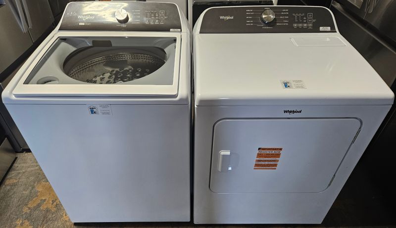 NEW! Whirlpool Top Load Washer (4.3cu.ft.) &amp; Large Capacity Electric Dryer (7.0cu.ft.)