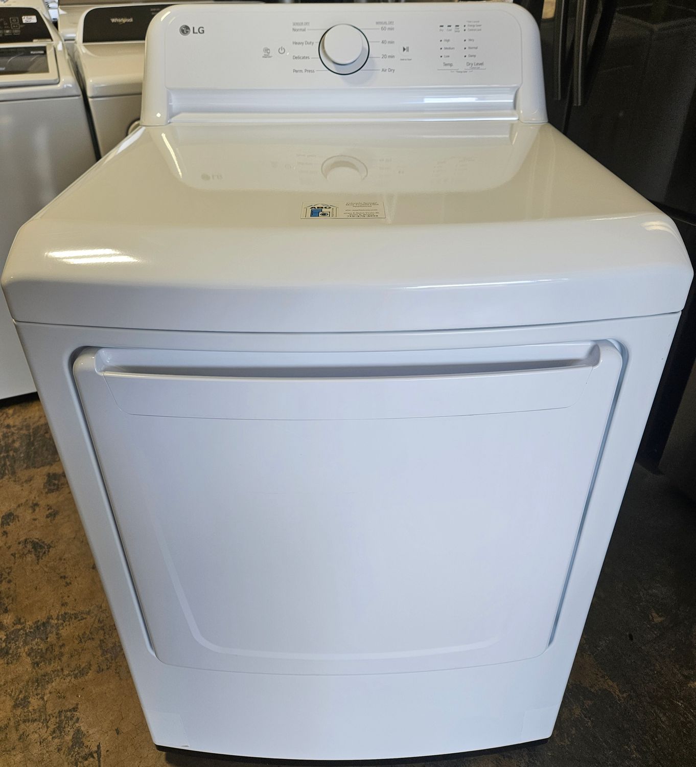 NEW! LG Heavy Duty Large Capacity Electric Dryer (7.3cu.ft.)