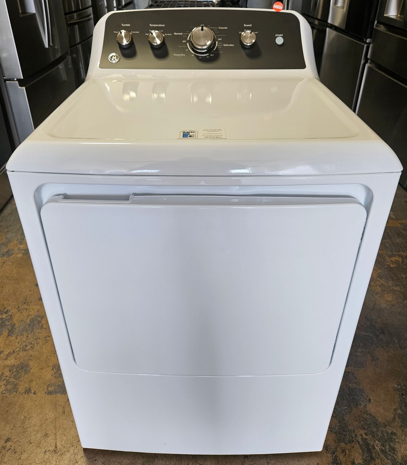NEW! GE Heavy Duty Large Capacity Electric Dryer (7.2cu.ft.)