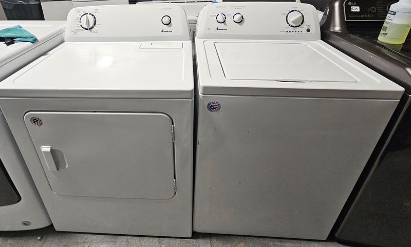 Amana Top Load Washer 3.5 cu.ft. &amp; Large Capacity Electric Dryer 6.5 cu.ft.