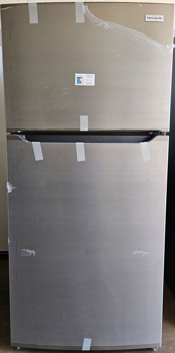 NEW! 20 cu.ft. Frigidaire Stainless Steel Top Freezer Refrigerator