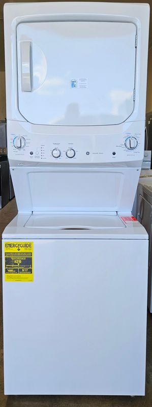 NEW! 27&quot; GE Stackable Electric All-in-One Laundry Center