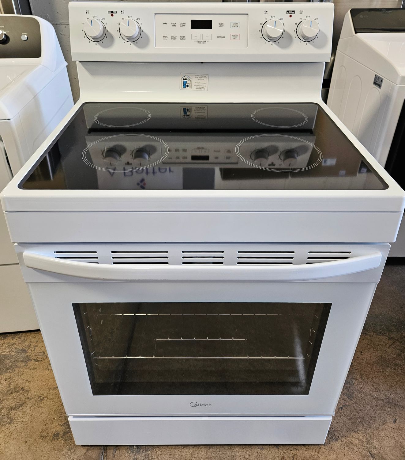 NEW! 30in Midea Electric Range Stove Oven