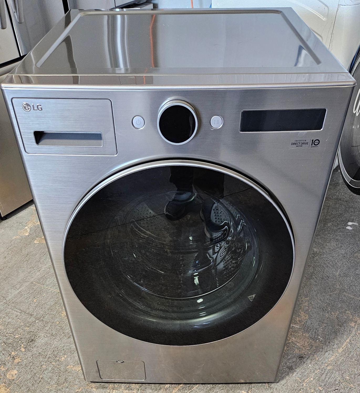 NEW! LG 4.5 cu. ft. Capacity Smart Front Load Energy Star Washer with TurboWash