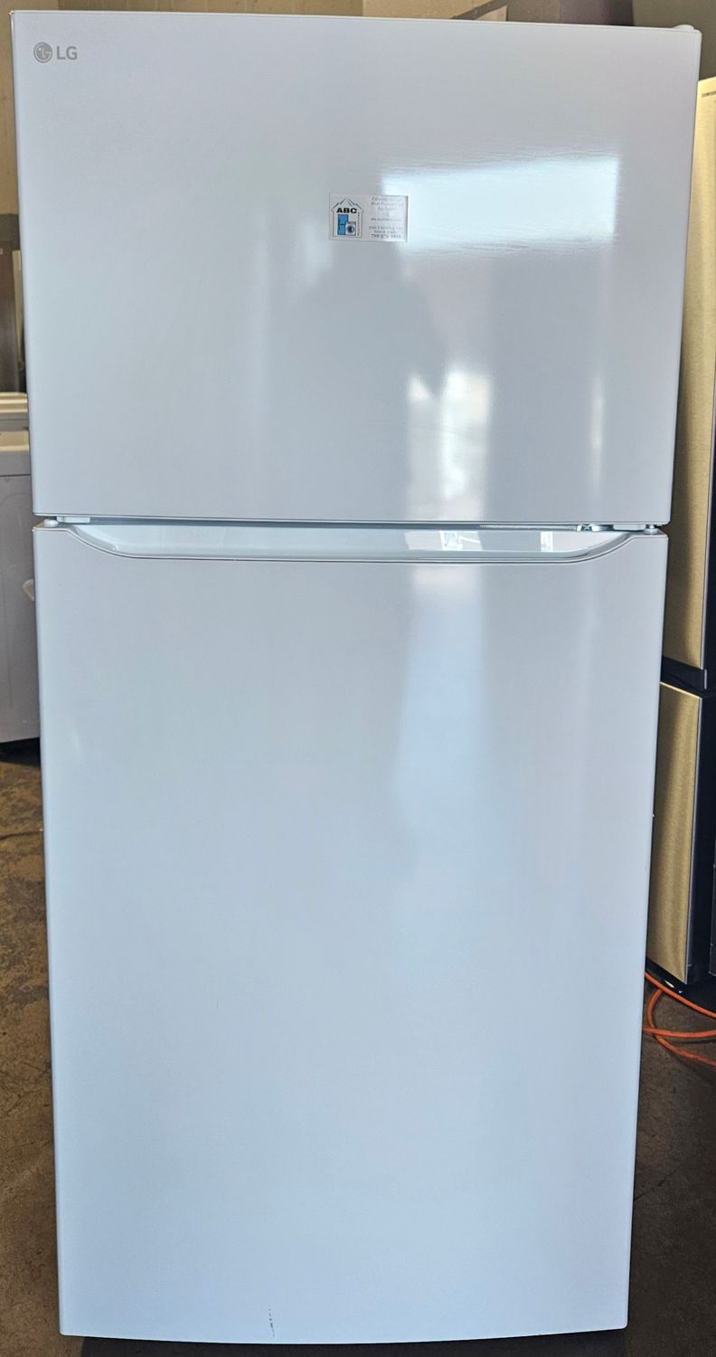 NEW! 20 cu.ft. LG White Top Freezer Refrigerator