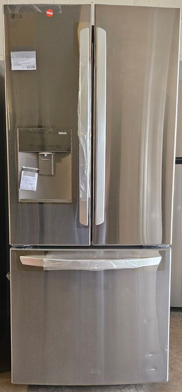 NEW! 22 cu.ft. LG Stainless Steel French Door Bottom Freezer Refrigerator