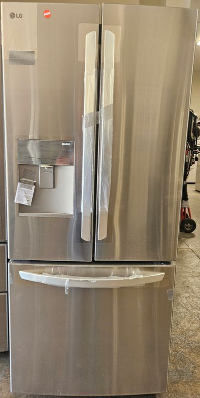 NEW! 22 cu.ft. LG Stainless Steel French Door Refrigerator