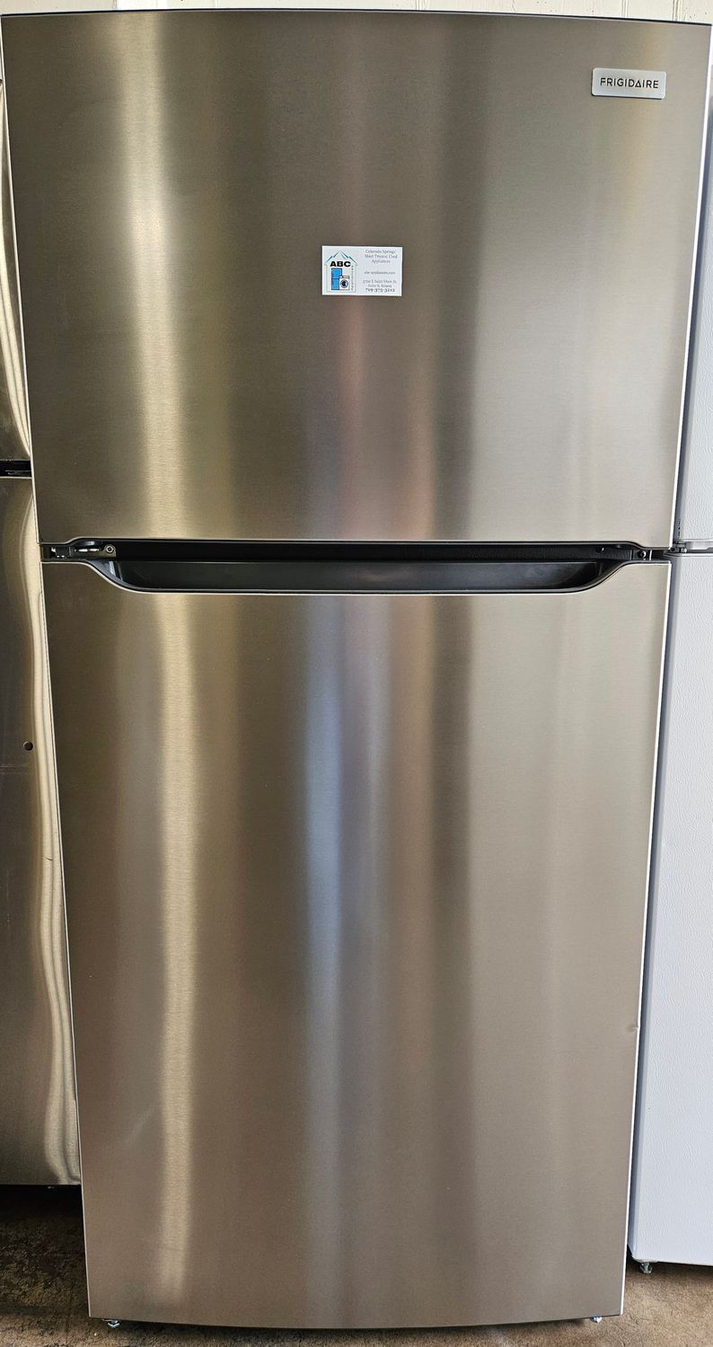 NEW! 20 cu.ft. Frigidaire Stainless Steel Top Freezer Refrigerator