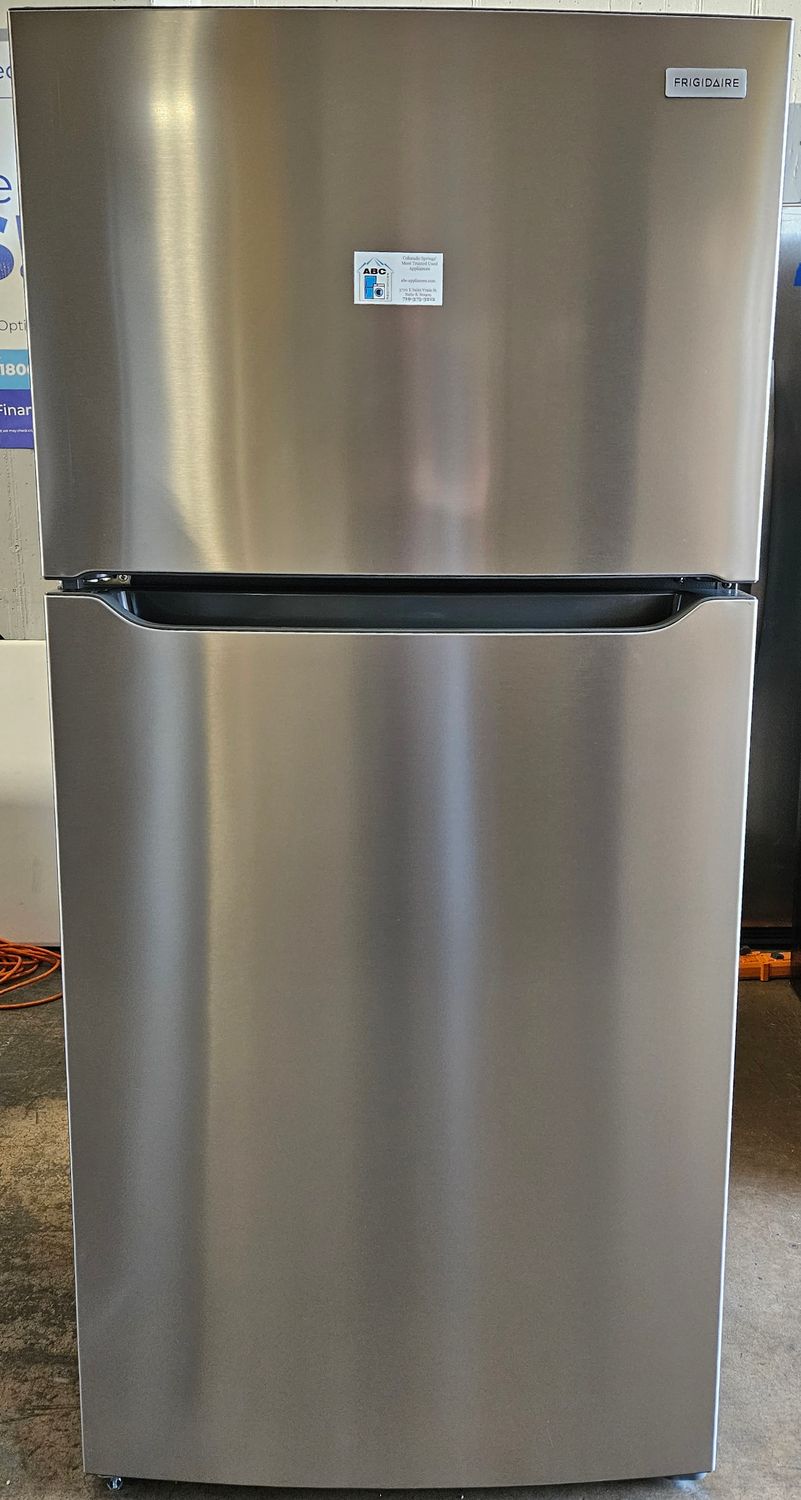 NEW! 20 cu.ft. Frigidaire Stainless Steel Top Freezer Refrigerator