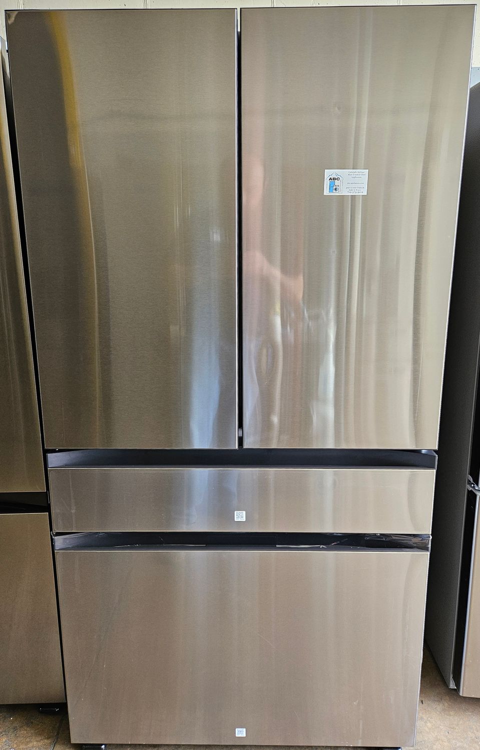 NEW! 29 cu.ft. Samsung Bespoke Stainless Steel French Door Refrigerator