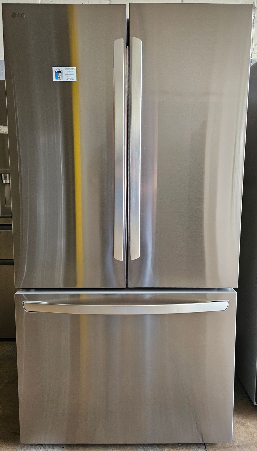 NEW! 26.5cu.ft. LG French Door Refrigerator in Stainless Steel