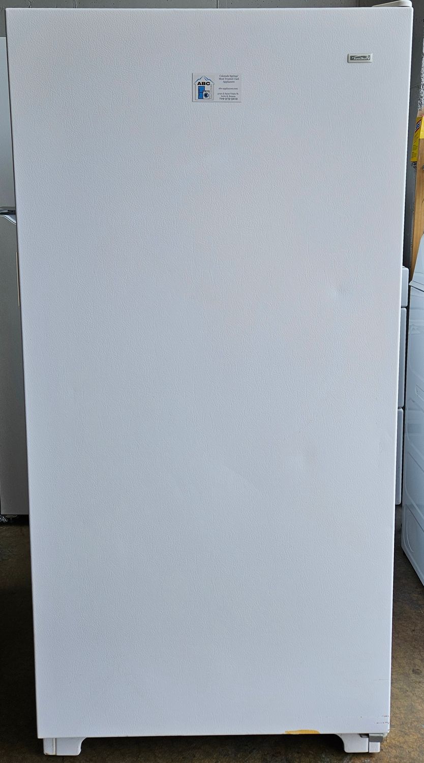 Used 13 cu.ft. Kenmore Upright Freezer in White