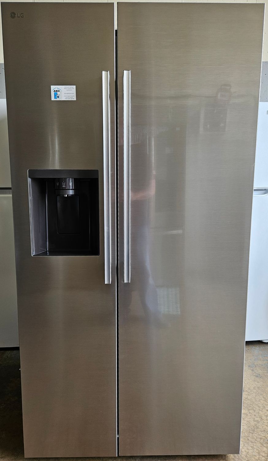 NEW! 27cu.ft. LG Stainless Steel Side-by-Side Refrigerator