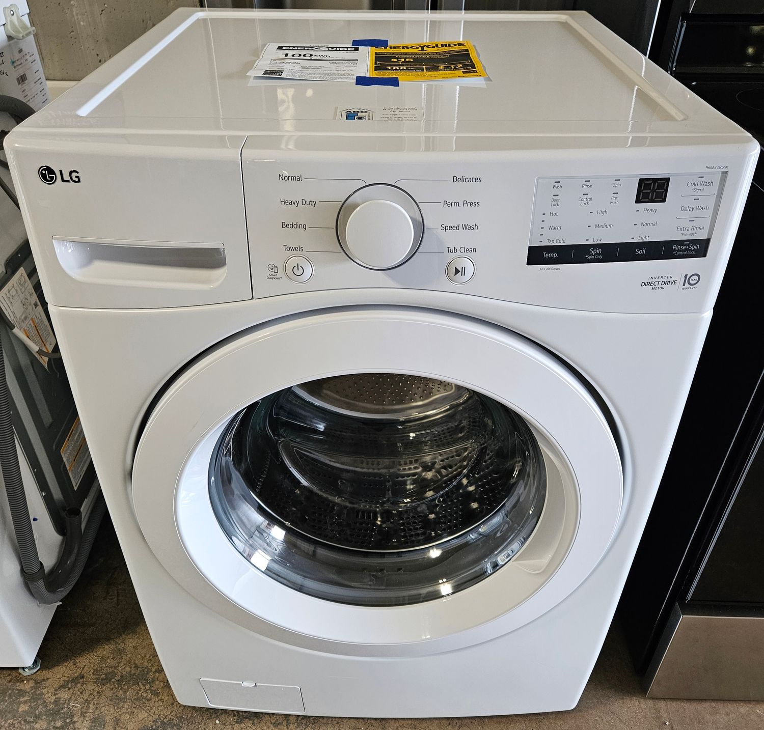 NEW! LG Front Load Washer (4.5cu.ft.) - 1 Year Full Warranty - Free Delivery