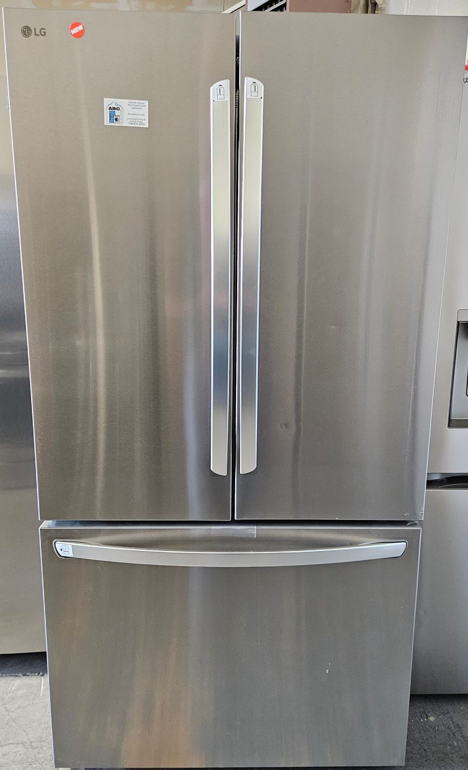 NEW! 27 cu.ft. LG Counter-Depth French Door Refrigerator