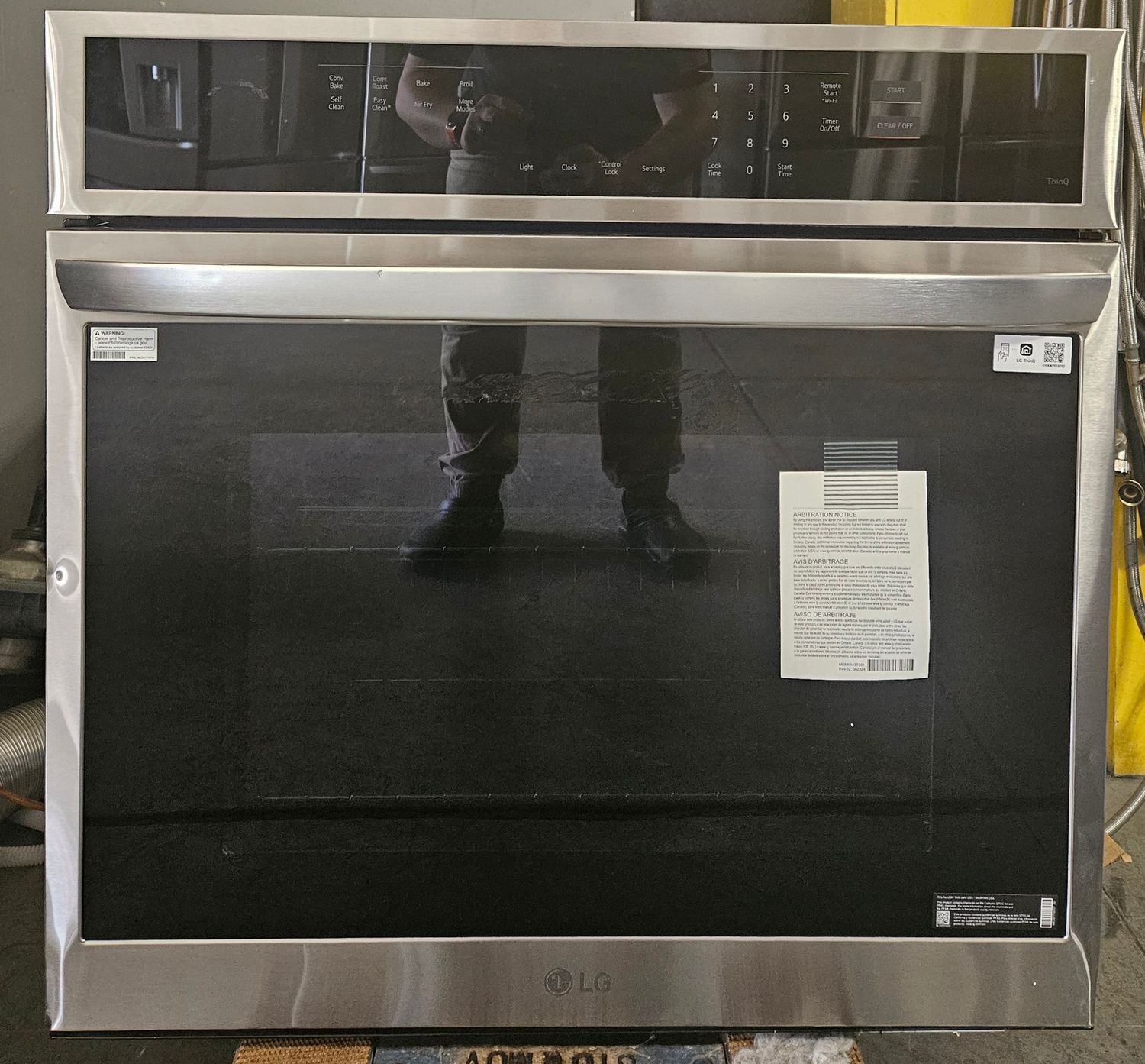 NEW! LG Stainless Steel Single Electric Wall Oven 4.7 cu.ft.