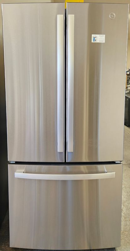 NEW! 18.6 cu.ft. GE Counter-Depth Stainless French Door Refrigerator